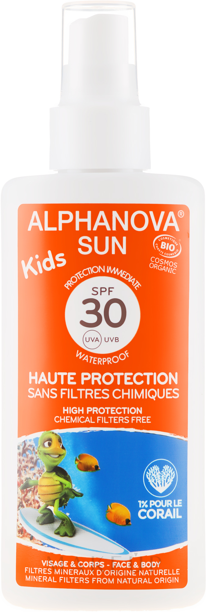 Sonnenschutzcreme für Kinder SPF 30 - Alphanova Sun Kids SPF 30 UVA — Bild 125 g