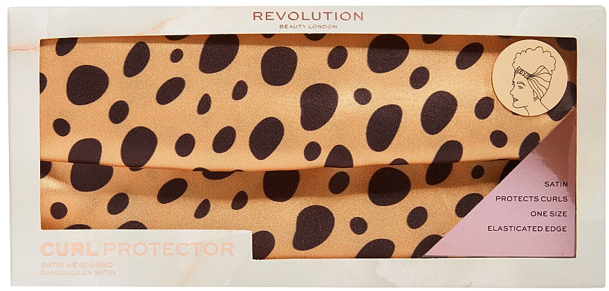 Stirnband Leopard - Revolution Haircare Satin Headband Animal Print — Bild N2