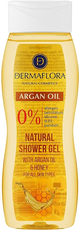 Duschgel - Dermaflora Natural Shower Gel With Argan Oil — Bild N1