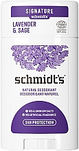 Düfte, Parfümerie und Kosmetik Natürlicher Deostick Lavendel und Salbei - Schmidt's Signature Natural Deodorant Lavender & Sage