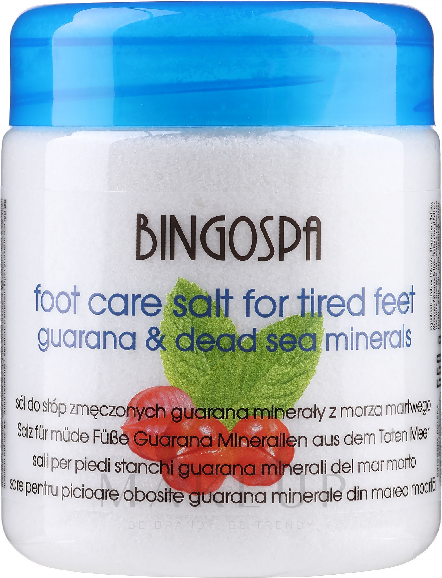 Salz für müde Füße - BingoSpa Salt for Tired Feet — Bild 550 g