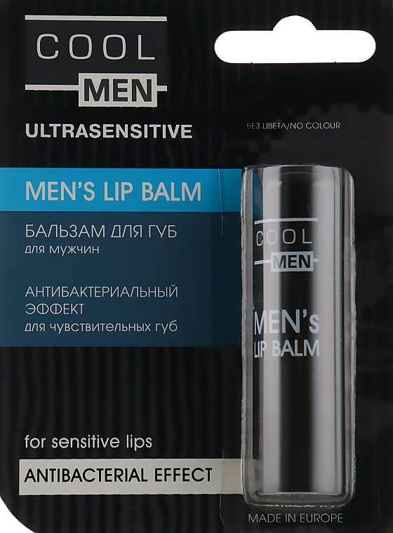 Lippenbalsam für Männer - Cool Men Ultrasensitive Mens Lip Balm — Bild N1