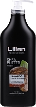 Pflegendes Shampoo für trockenes und strapaziertes Haar mit Sheabutter - Lilien Shea Butter Shampoo — Bild N2