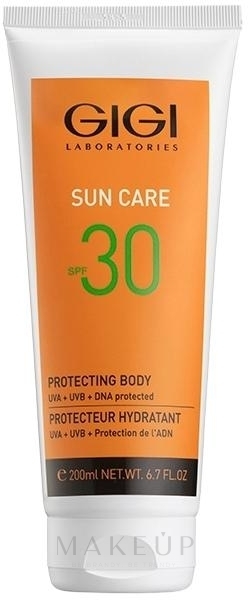 Schützende Feuchtigkeitscreme - Gigi Sun Care Protection Body Spf30 — Bild 200 ml