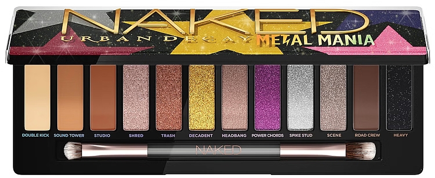 Lidschattenpalette - Urban Decay Naked Metal Mania Eyeshadow Palette — Bild N1