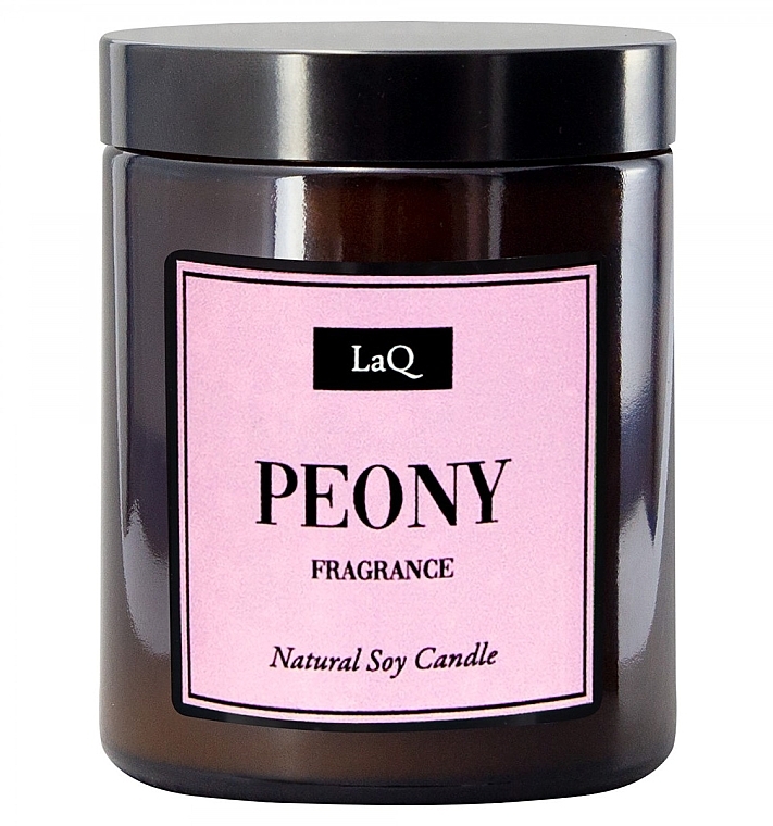 Natürliche Sojakerze Pfingstrose - LaQ Peony Natural Soy Candle — Bild N1
