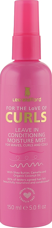 Spray-Conditioner für gewelltes und lockiges Haar - Lee Stafford For The Love Of Curls Leave In Conditioning Moisture Mist — Bild N1