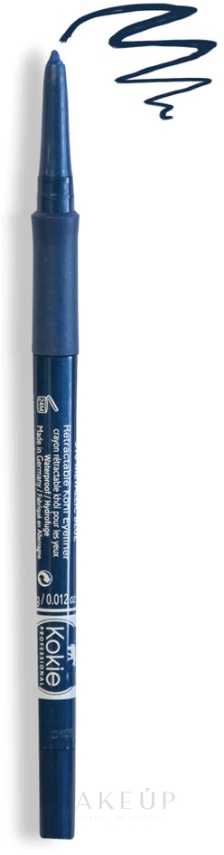 Kajalstift - Kokie Professional Retractable Eyeliner — Bild Metallic Blue