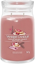 Duftkerze im Glas mit 2 Dochten Parisian Holiday Brunch - Yankee Candle Singnature — Bild N2