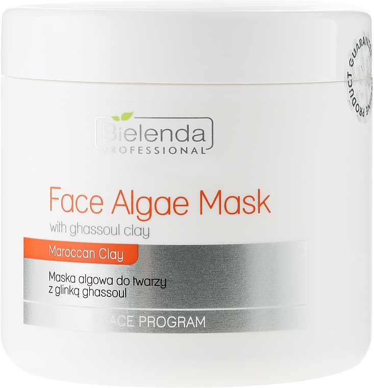 Alginat-Gesichtsmaske mit ma­rok­ka­nischem Rhassoul - Bielenda Professional Algae Face Mask — Bild N1