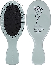 Düfte, Parfümerie und Kosmetik Haarbürste blau - Acca Kappa Brush For hair Oval Mini Shower 