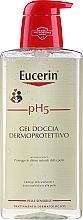 Düfte, Parfümerie und Kosmetik Mildes Duschgel für empfindliche und strapazierte Haut mit Dexpanthenol - Eucerin pH5 Shower Gel
