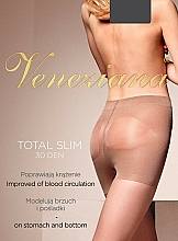 Düfte, Parfümerie und Kosmetik Strumpfhose für Damen Total Slim 30 Den grafitto - Veneziana