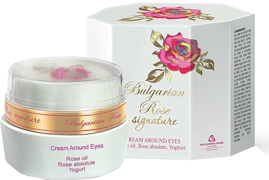 Augencreme - Bulgarian Rose Signature Cream Around Eyes — Bild N1