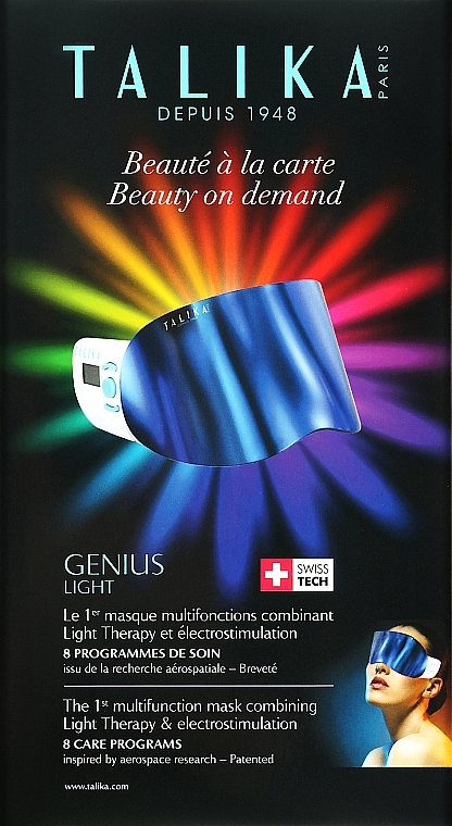 Regenerierende Gesichtsmaske - Talika Genius Light Therapy & Electrostimulation Device — Bild N1