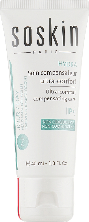 Extrem feuchtigkeitsspendende Creme für Problemhaut - Soskin Hydra Ultra-Comfort Compensating Care — Bild N1