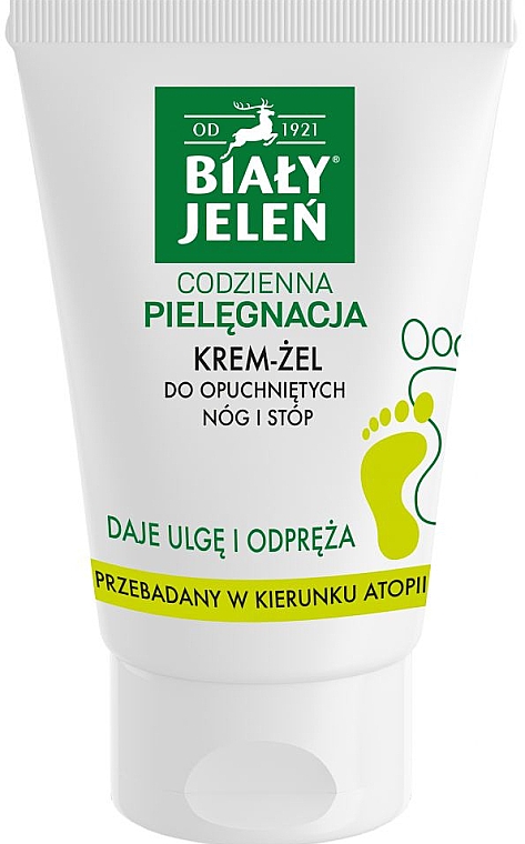 Hypoallergenes Creme-Gel für geschwollene Beine und Füße - Bialy Jelen Hypoallergenic Cream-Gel For Swollen Legs — Bild N1