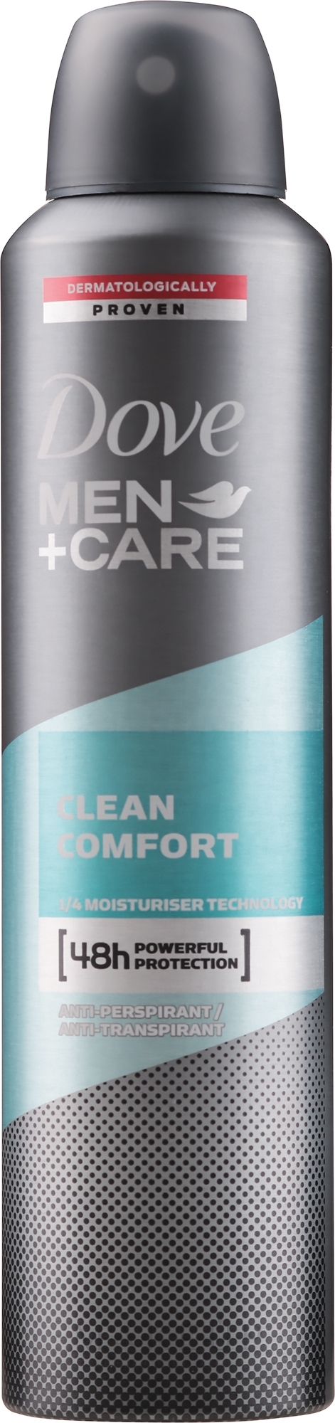 Deospray Antitranspirant - Dove Clean Comfort Men Anti-Perspirant Deodorant — Foto 250 ml