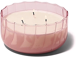 Düfte, Parfümerie und Kosmetik Duftkerze Wüstenpfirsich - Paddywax Ripple Glass Candle Desert Peach