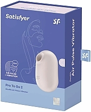 Vakuum-Klitoris-Stimulator beige - Satisfyer Pro To Go 2 Beige — Bild N1