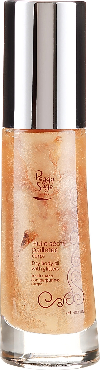 Trockenes Körperöl mit Schimmer - Peggy Sage Body Oil With Glitter — Bild N2