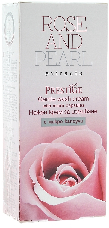 Gesichtswaschcreme mit Perlenextrakt und Mikrokapseln aus bulgarischer Rose - Vip's Prestige Rose & Pearl Gentle Wash Cream — Bild N1
