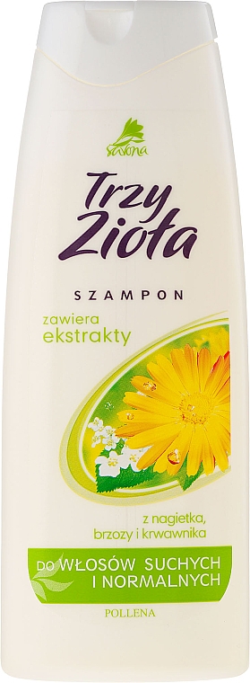 Shampoo mit Ringelblumen-, Birken- und Schafgarbenextrakten - Savona Shampoo Three Herbs Of Calendula — Bild N1