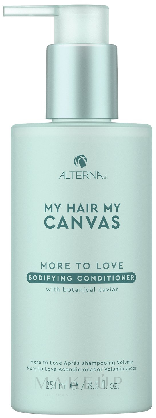 Haarspülung mit botanischem Kaviar - Alterna My Hair My Canvas More to Love Bodifying Conditioner — Bild 251 ml