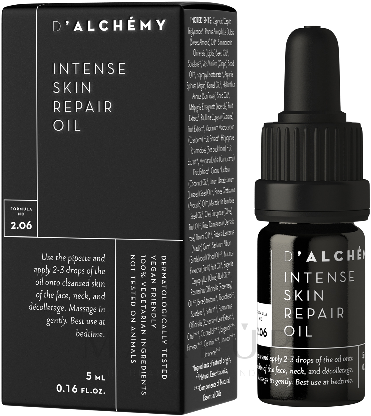 Intensiv regenerierendes Gesichtsöl - D'Alchemy Intense Skin Repair Oil — Bild 5 ml