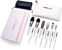 Düfte, Parfümerie und Kosmetik Make-up Pinselset 12-tlg. - Eigshow Classic Makeup Brush Kit Light Gun Black