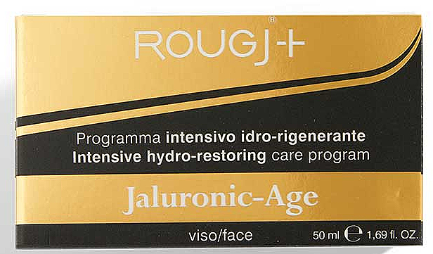 Feuchtigkeitsspendende Gesichtscreme - Rougj+ Complete-Age Jaluronic-Age Intensive Hydro-Restoring Care Program — Bild N2