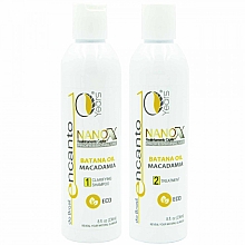 Düfte, Parfümerie und Kosmetik Haarpflegeset - Encanto Nanox Set (sh/236ml + treatm/236ml)