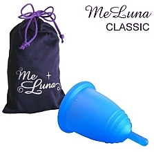 Düfte, Parfümerie und Kosmetik Menstruationstasse Größe S blau - MeLuna Classic Shorty Menstrual Cup Stem