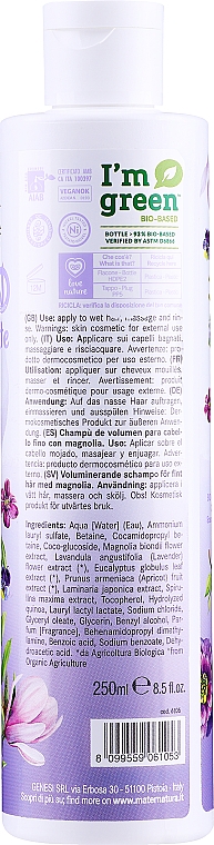 Shampoo für umfassendes Volumen - MaterNatura Magnolia Volumising Shampoo — Bild N2