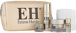 Düfte, Parfümerie und Kosmetik Gesichtspflegeset (Balsam 50ml + Tuch 1pcs + Creme 15ml + Serum 30ml + Öl 5ml) - Emma Hardie Lift & Glow Skin Essential Set