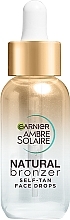 Düfte, Parfümerie und Kosmetik Selbstbräunende Gesichtstropfen - Garnier Ambre Solaire Natural Bronzer Self-Tan Face Drops