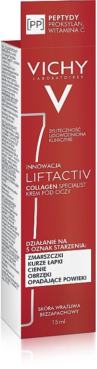 Anti-Falten-Creme - Vichy Liftactiv Collagen Specialist Eye Care — Bild N4
