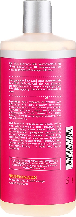 Shampoo für trockenes Haar Rose - Urtekram Rose Dry Hair Shampoo — Bild N4