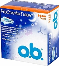 Düfte, Parfümerie und Kosmetik Tampons für die Nacht Super 36 St. - O.b. ProComfort Night Super
