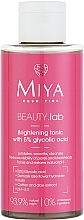 Düfte, Parfümerie und Kosmetik Aufhellendes Gesichtstonikum mit 5% Glykolsäure - Miya Cosmetics Beauty Lab Tonik