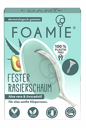 Fester Rasierschaum - Foamie Aloe You Very Much Shaving Bar Shave The Date — Bild N2