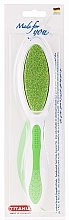 Düfte, Parfümerie und Kosmetik Doppelseitige Fußfeile grün - Titania