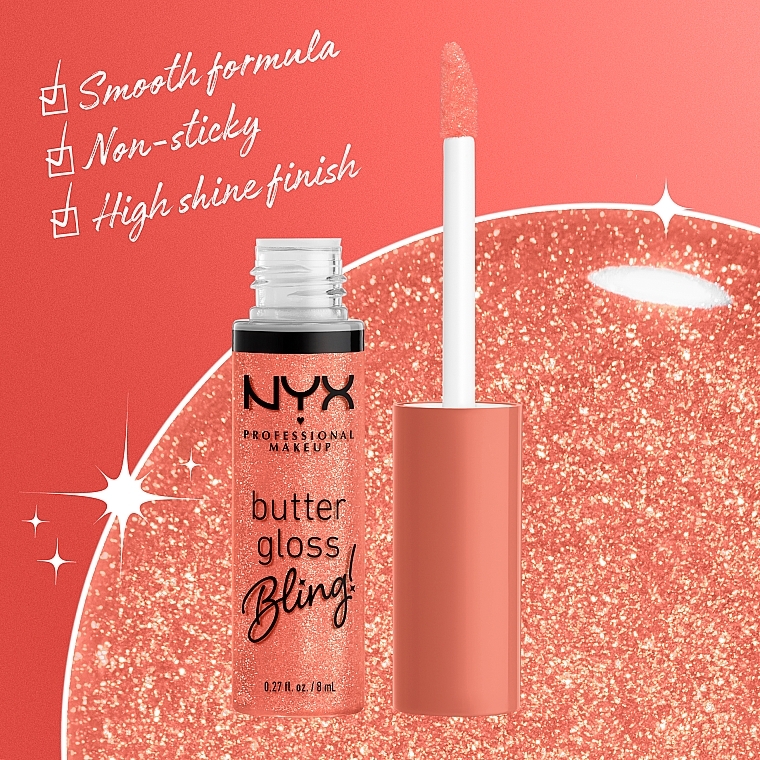 Lipgloss - NYX Professional Makeup Butter Gloss Bling — Bild N7