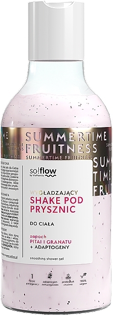 Energetisierendes Duschsorbet Pitaya und Granatapfel - Solflow — Bild N1