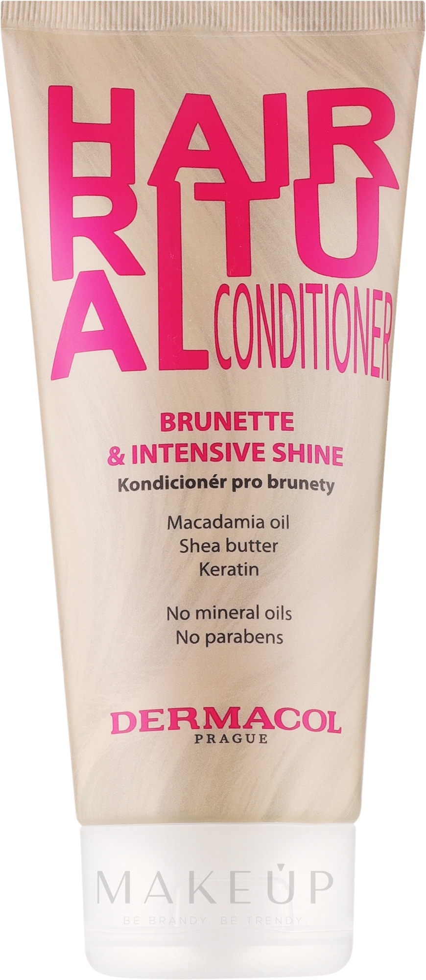 Conditioner mit Macadamiaöl, Sheabutter und Keratin - Dermacol Hair Ritual Brunette Conditioner — Bild 200 ml