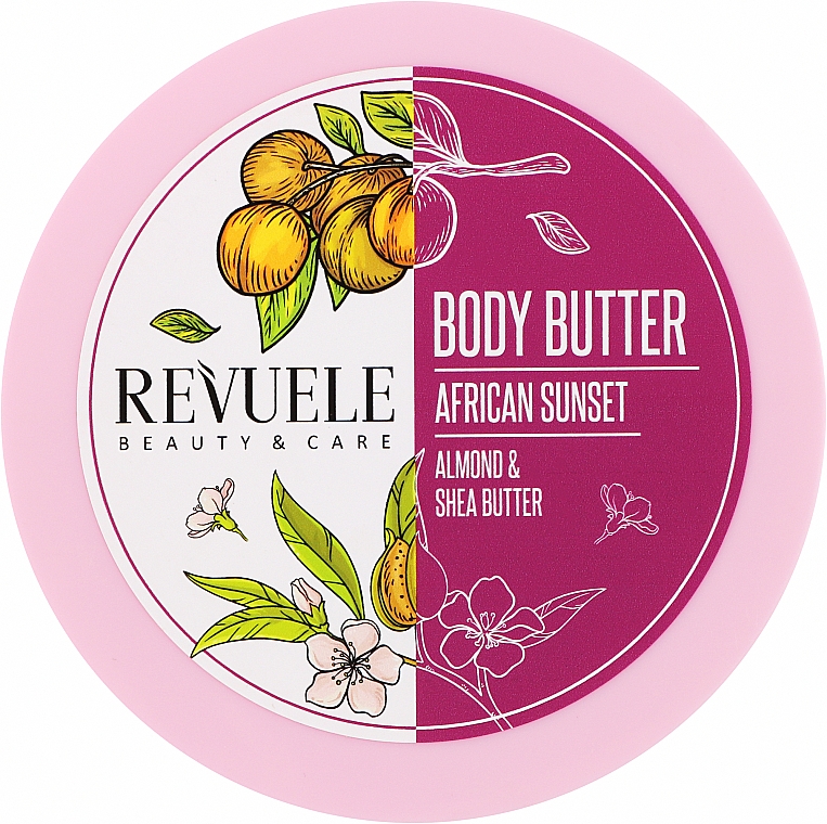 Körperbutter mit Mandel und Sheabutter - Revuele African Sunset Almond & Shea Body Butter — Bild N1