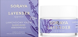 Regenerierende und feuchtigkeitsspendende Anti-Falten Gesichtscreme 70+ mit Lavendelhydrolat, Amaranthöl, Squalan und Johannisbeeröl - Soraya Lavender Essence — Bild N2