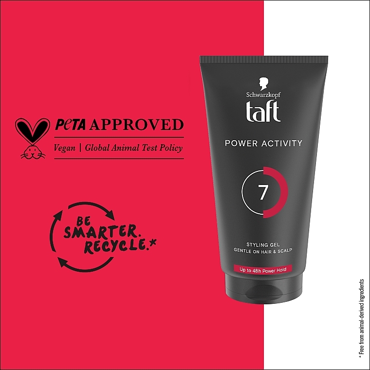 Haargel - Taft Power Activity Hair Gel — Bild N2