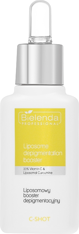 Liposomaler Depigmentierungsverstärker für das Gesicht - Bielenda Professional C-Shot 20% Vitamin C — Bild N1