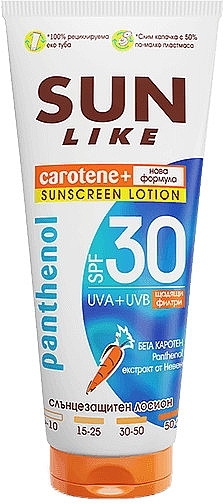 Sonnenschutz-Körperlotion mit Panthenol - Sun Like Sunscreen Lotion Panthenol SPF 30 New Formula — Bild N1